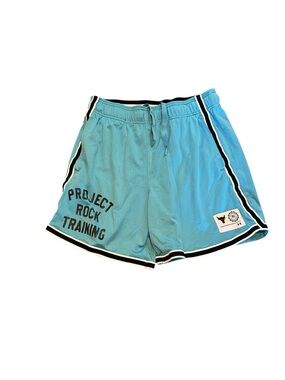 Under Armour UA Mens Size Large Project Rock Penny Mesh Shorts 1377443 Blue